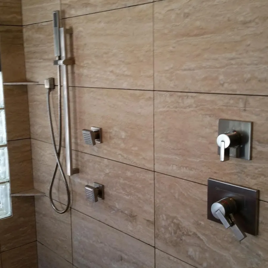 Shower fixture installation for Water Heater Replacement in Schoolcraft